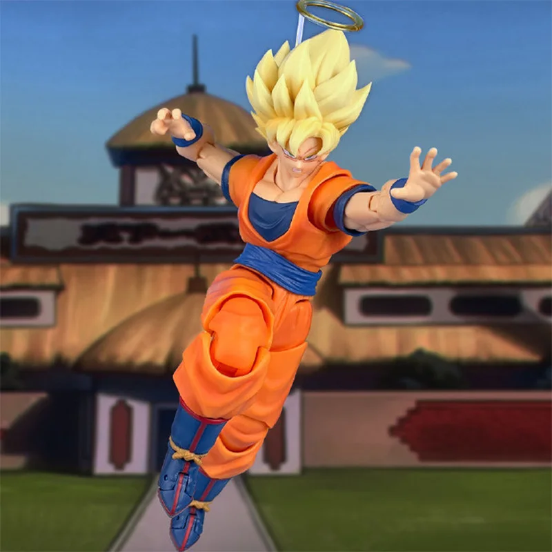 Demoniacal Fit Son Goku Figur Dragon Ball Z SHF 3.0 Goku Figurine Martialist Forever Return From Beyond Actionfiguren
