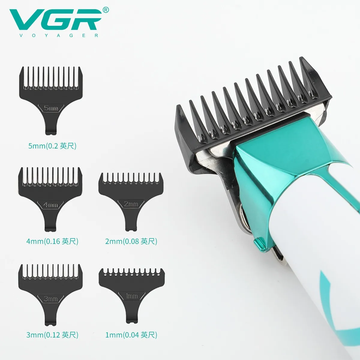 VGR 958 Hair Clipper Machine Electric Barber Salon Haircut Professional Rechargeable Portable Trimmer For Men USB Home Vgr V958