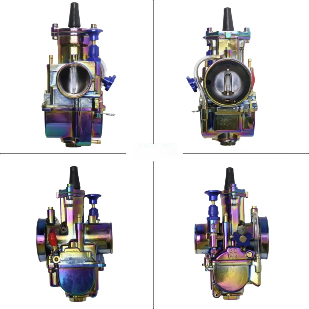 Evrensel Universal 2 2T 4T Adullto renk elektroliz Pwk24 26 28 30 32 34mm motosiklet modifiye karbonhidrat yarış para moto