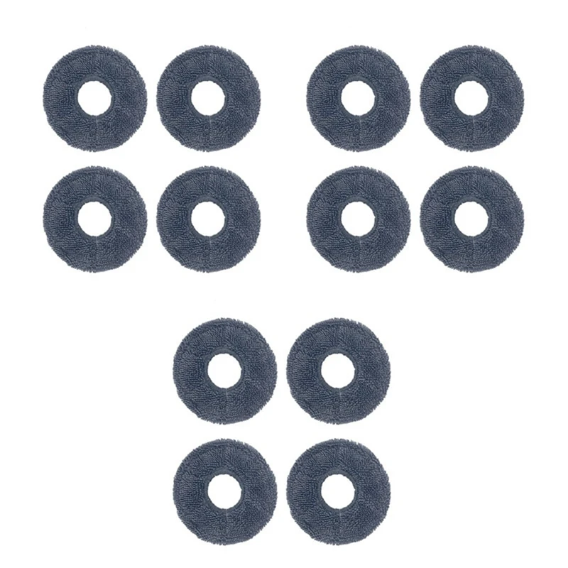 

For Ecovacs N9,N9+ Smart Home Appliance Spare Parts All Hair Gray Mop Rag Cloth Kit Accessories Robot Vacuum Cleaner