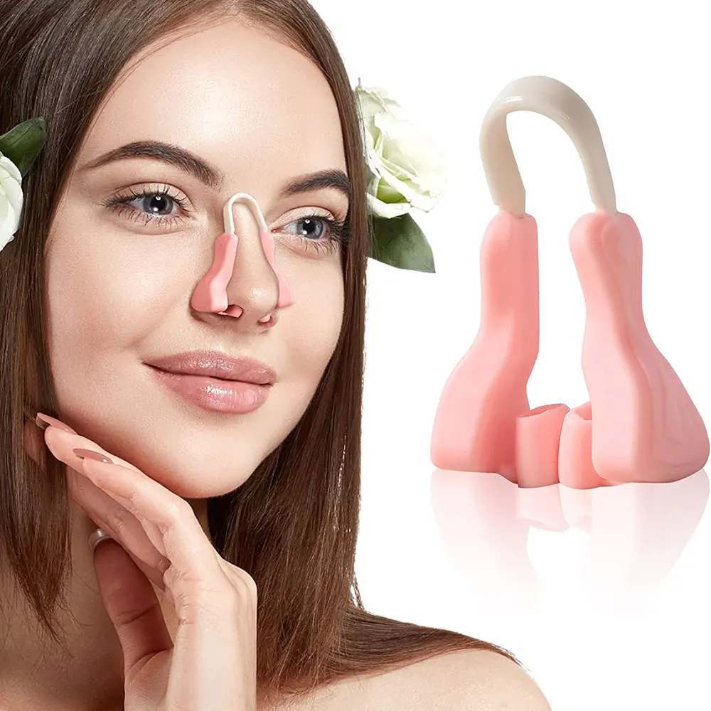 

Soft Silicone Nose Shaper Professional Nose up Lifting Clips Nose Bridge Slimming Clips Nose Massagers Tools for Women