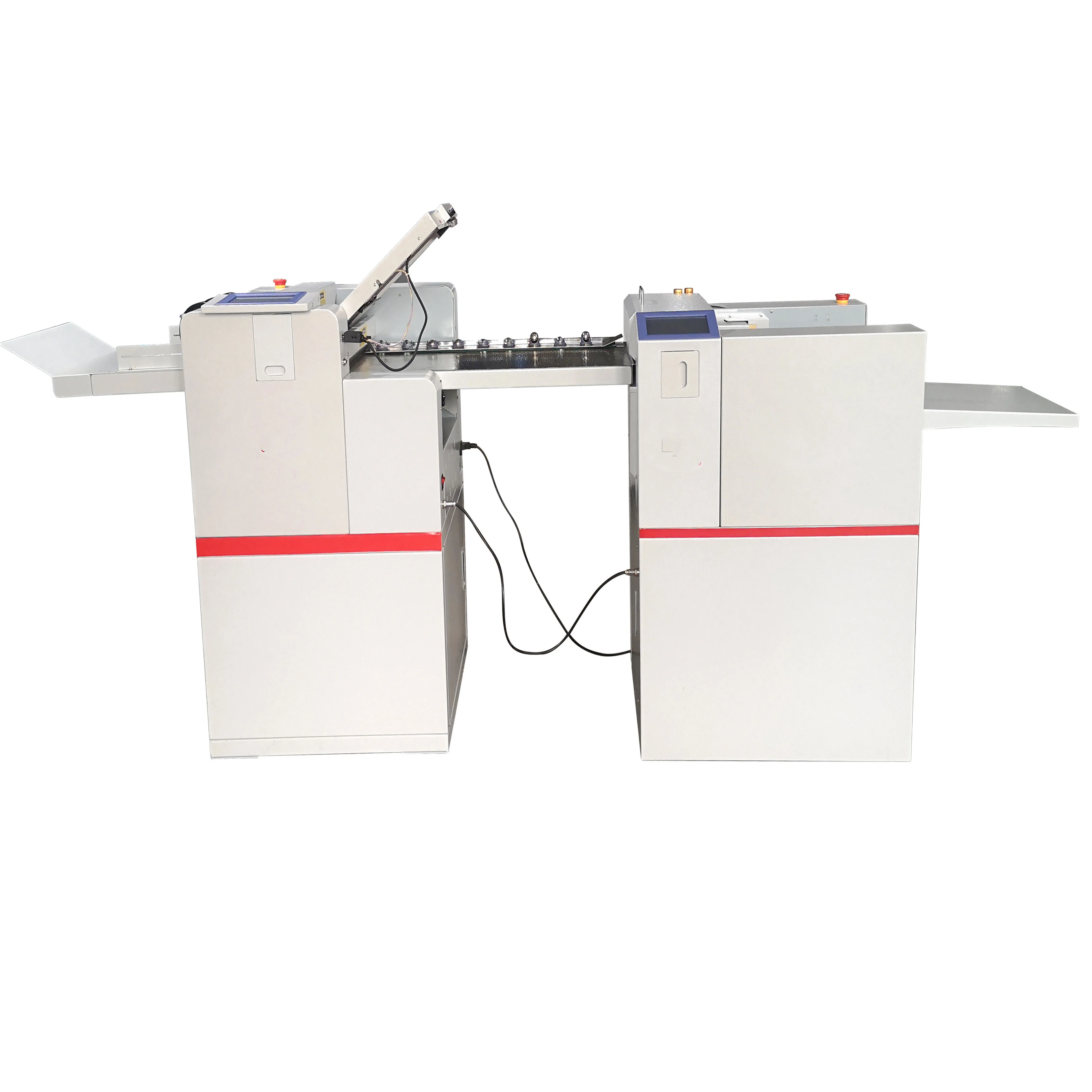 CF-3859A Automatic 250gsm Motor Paper Card Creasing Folding Machine Intelligent Fast Speed Thick Paper Max 350g 100pcs/min 330mm