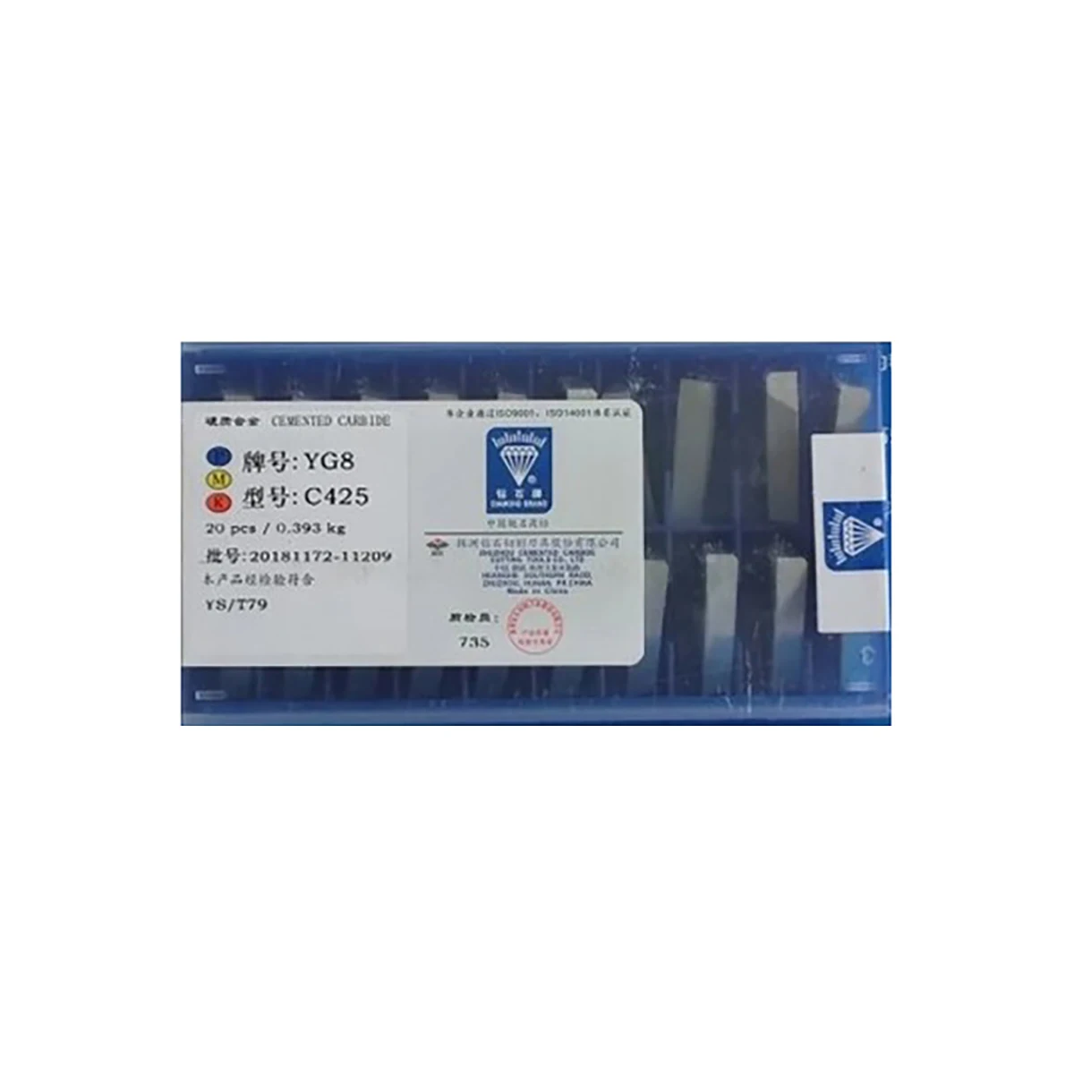 

100% Original YC35/YC45/YD15/YG3/YG6/YG6A/YG8/YS2T/YS30/YS8/YT14/YT15/YT5/YW1/YW2/C425 Alloy Welding Blade