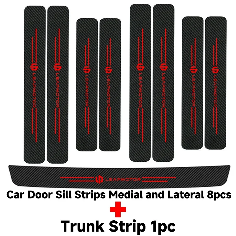 

Sport Carbon Fiber Car Door Entry Guard For Leapmotor C01 C16 C11 C10 B10 B01 T03 Scuff Protector Sticker