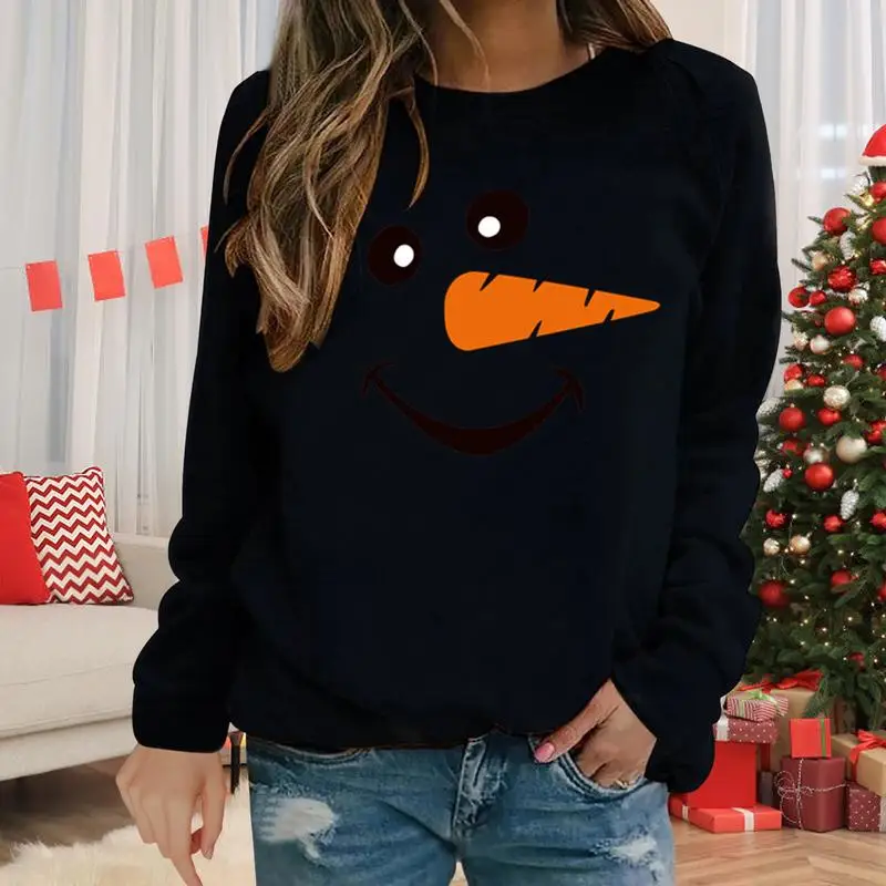 Christmas Vibes Sweatshirt Casual Christmas Crewneck Oversized Crewneck Sweatshirt Christmas Sweatshirt Christmas Clothes For