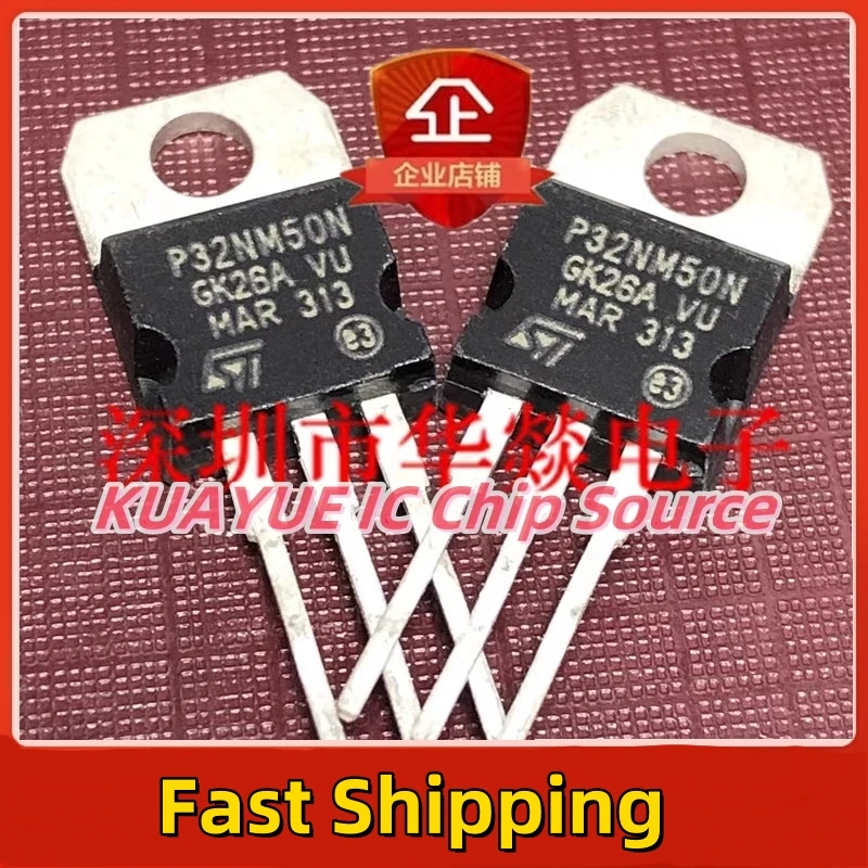 10PCS-30PCS/ P32NM50N  STP32NM50N  TO-220  500V  22A   Quality Fast Shipping  In Stock