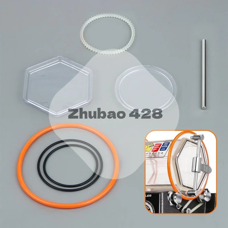 Rotary Tumbler Lid Seal Replacement Non Deform Abrasion Resistant Accessory for KT6808 Finishing Polisher