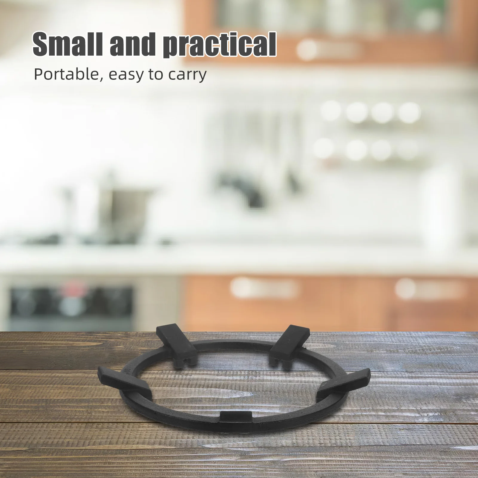 

Cast Iron Stove Rack Heavy Duty Rectangular Gas Stove Burner Grate Replacement Wok for Home Kitchen Cooktop