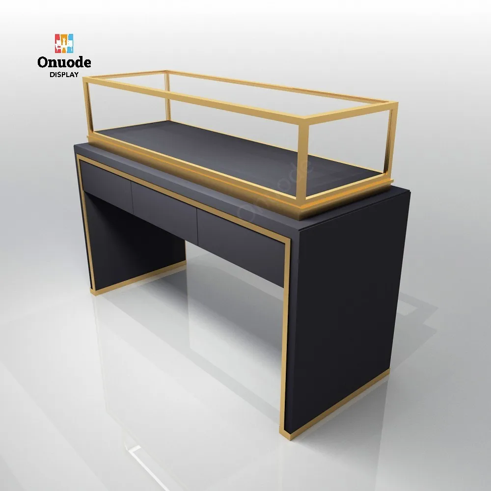 Custom.Custom Luxury Glass Jewelry Display Cabinet with LED Light for Jewelry Showcase and Retail/Shopping Malls