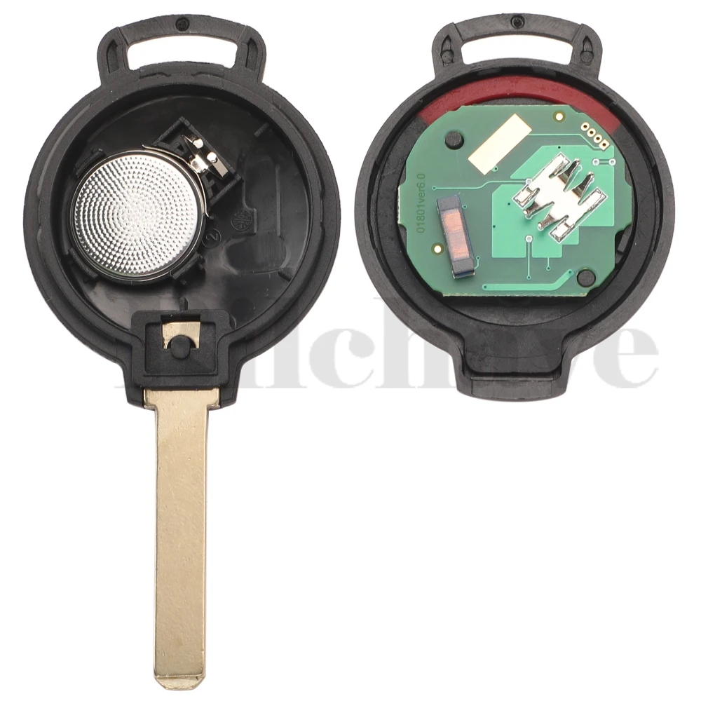 jingyuqin KR55WK45144 Car Remote Key 315MHz For Mercedes-Benz Smart Fortwo 451 2007-2013 Fob id46 Chip 4 Buttons