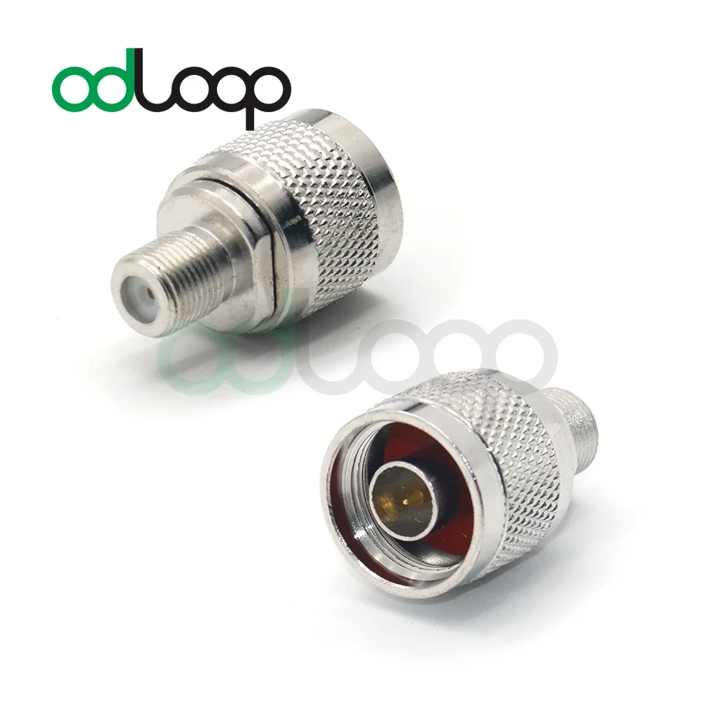 ODLOOP 2-Pack F-Type Female To N-Type Male Antenna RF Coaxial Adapter