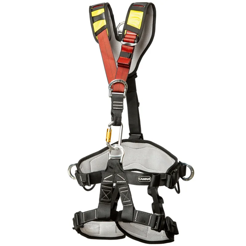 

Full Body Safety Harness for High-Altitude Work Rock Climbing and Rescue - Comfortable and Secure Hanging Harness