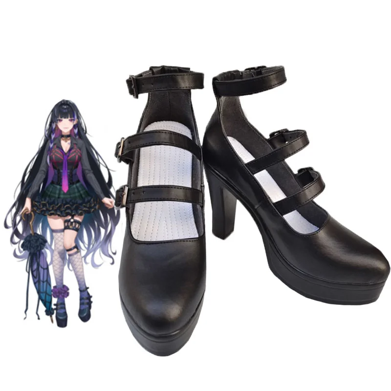 

Nijisanji EN VTuber XSOLEIL Meloco Kyoran Anime Customize Cosplay High Heels Shoes Boots