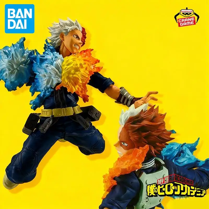 In Magazzino Bandai Originale Banpresto Shoto Todoroki Figure Maximatic Anime Statue Modelli di Azione Bambole Bambini Giocattoli Ornamenti Regali