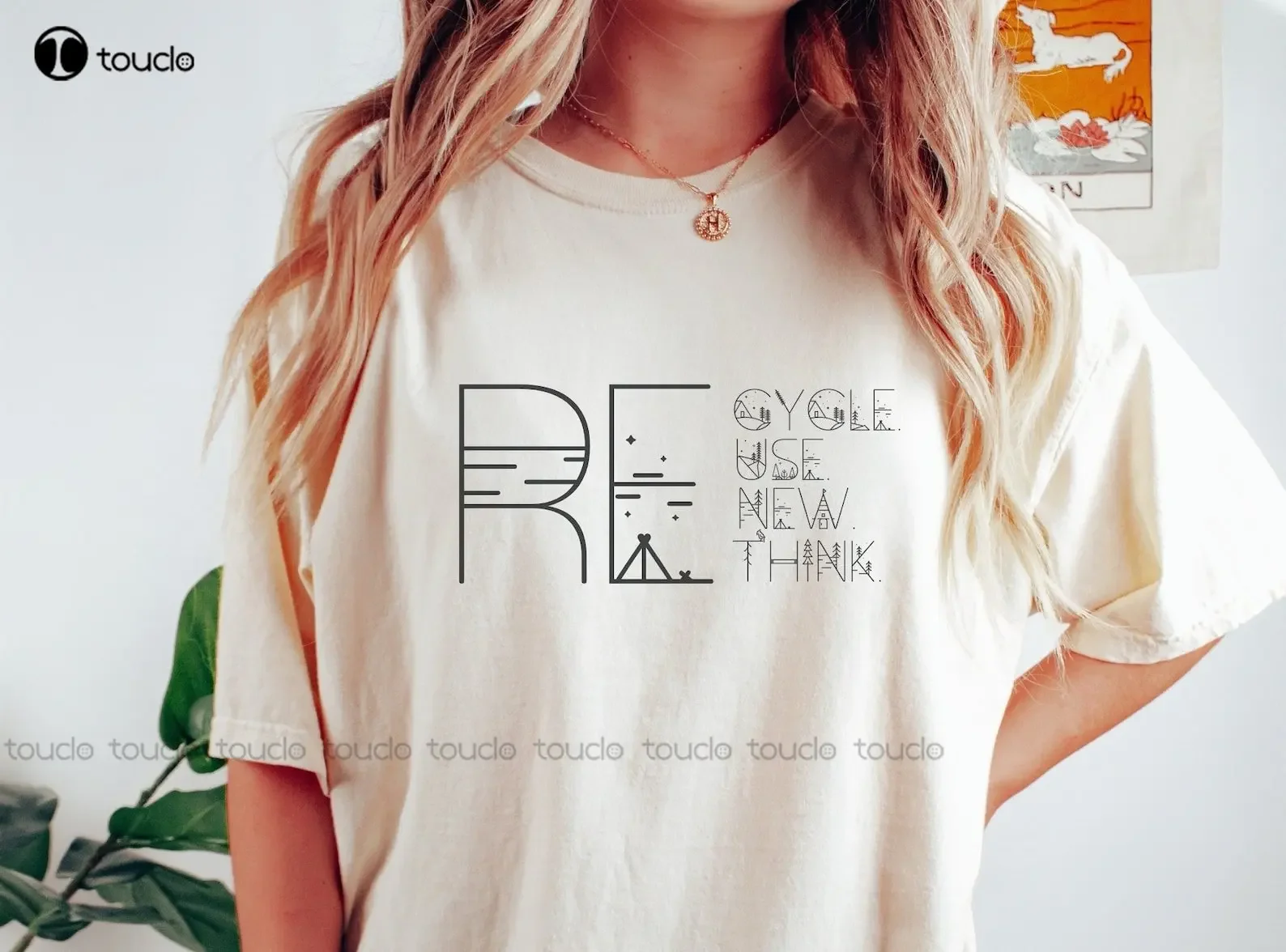 Environment Lovers And Environmentalist T-Shirt | Recycle Reuse Renew Rethink T Shirt Mom Shirts Printed Tee Custom Gift Xs-5Xl