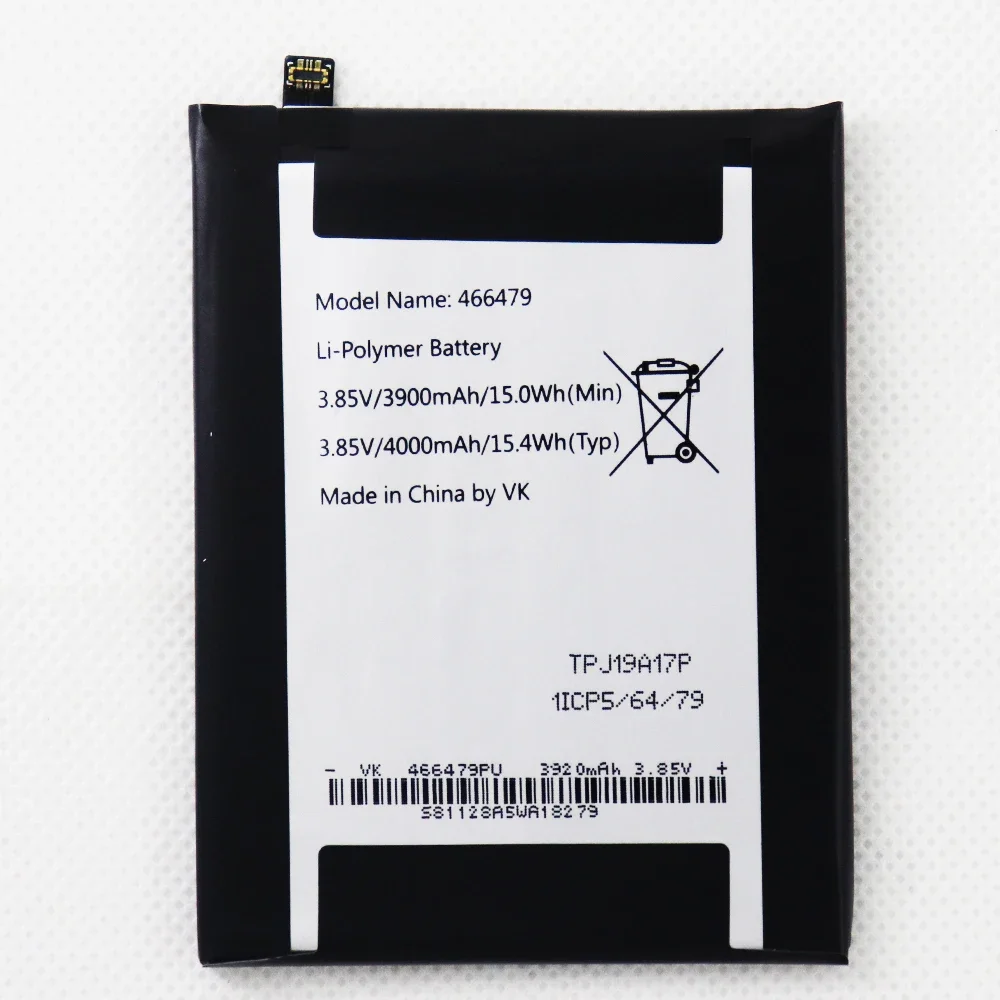 original 4000mAh Wiko 466479 Battery For Wiko View 3 Lite W-V800 BCS097