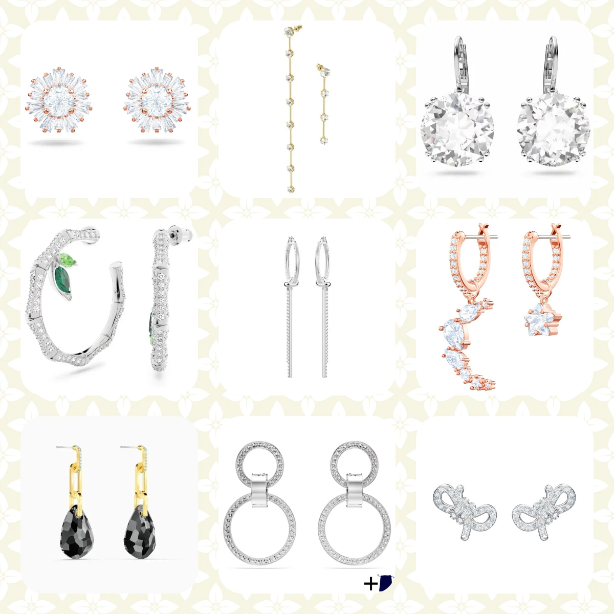

2025 best-selling s925 women's stud earrings, knots, leaves design, perfect for party occasions, choice of women's jewelry