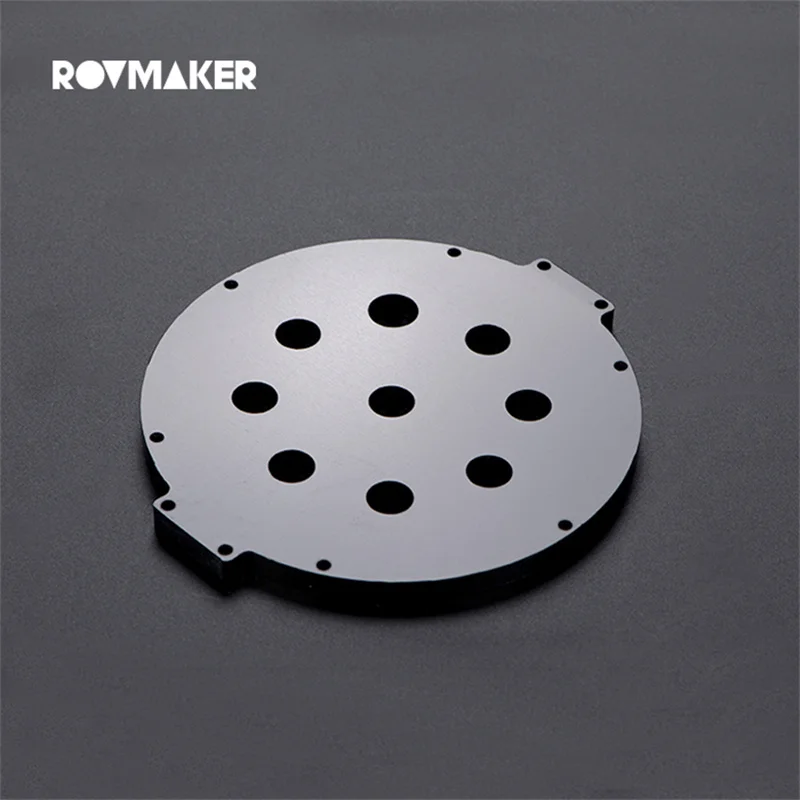 Aluminum Alloy Sealed Cabin End Cap Cover Underwater Robot Hatch Canopies Accessories for AUV RC Remote Operated Vehicle