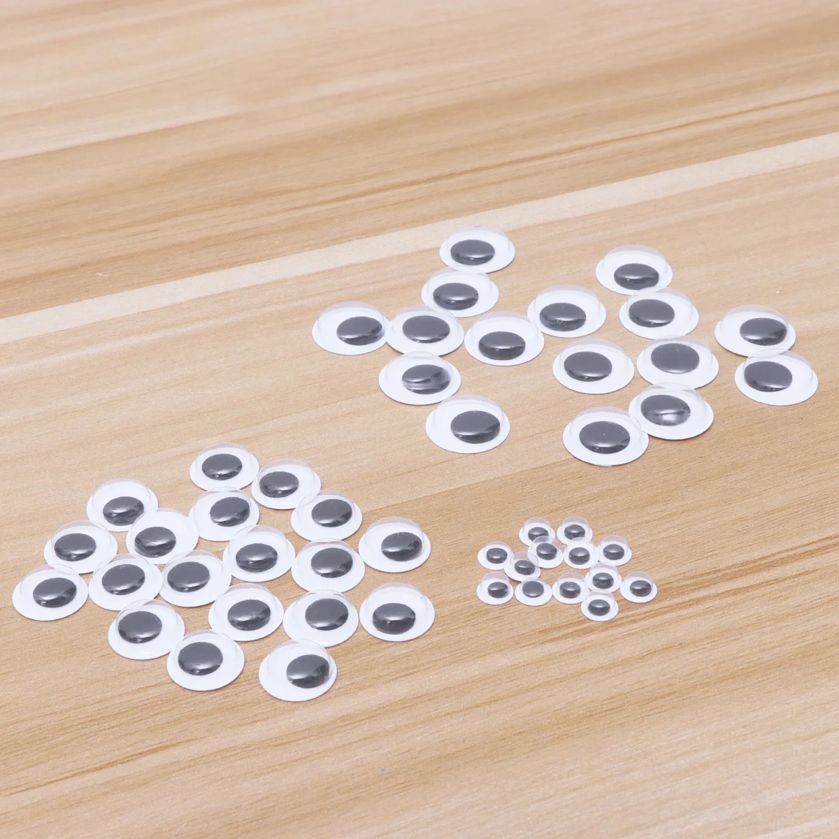 

250Pcs Assorted Size Self-Stick Googly Eyes for DIY Plastic Eyes Craft Decoration Animated Characters Classroom Learning