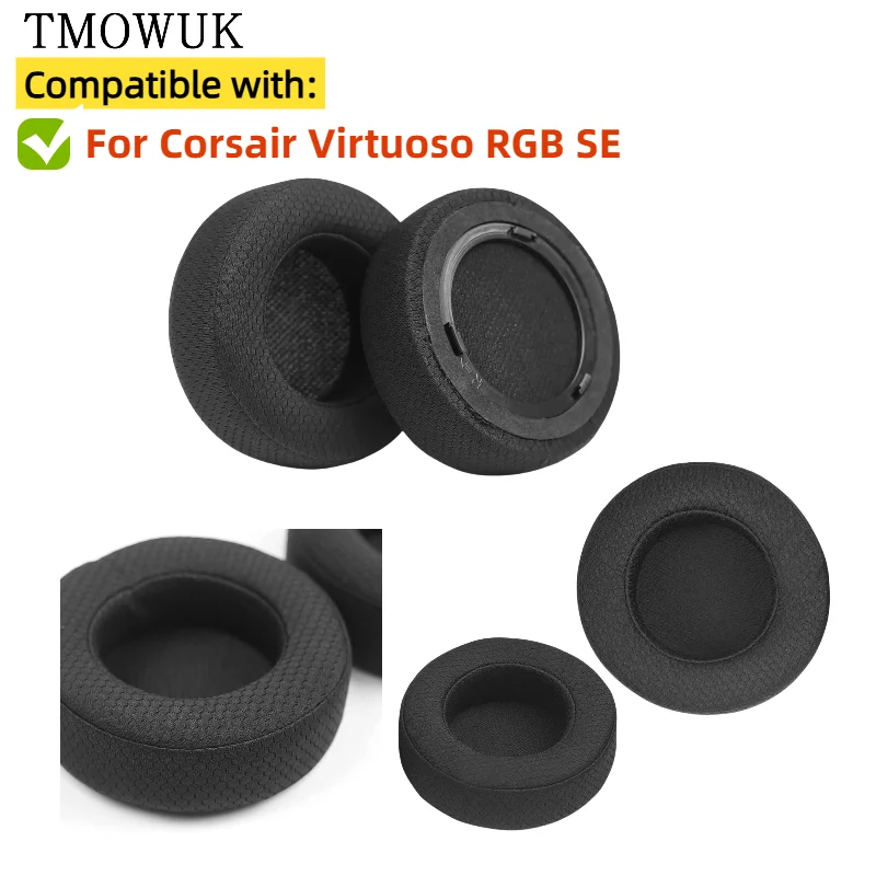 

1 Pair Replacement Foam Ear Pads Pillow Cushion Cover for Corsair Virtuoso RGB SE Headphone Headset
