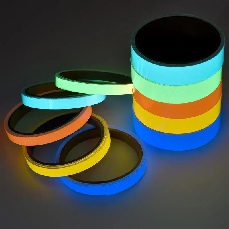 3M Luminous Fluorescent Tape Night Self-Adhesive Glow In The Dark Sticker Safety Warning Security Tape Home Decoration Tapes