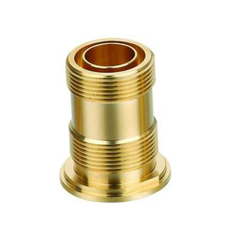 OEM Custom Made Brass Machined Joints Solid Brass C36000 CW617N Precision CNC Lathe Machining Brass Machined Parts
