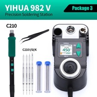 YIHUA 60W Digital Soldering Station 982-V C210/C245 Soldering Iron Kit ESD Precision Soldering Tools