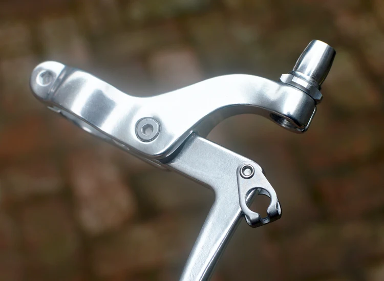 1 Paar Rennrad-Bremshebel, Retro, faltbar, Fahrradgriff, Aluminiumlegierung, passend für C-Bremse, V-Bremse, Fahrradzubehör – Detail 1