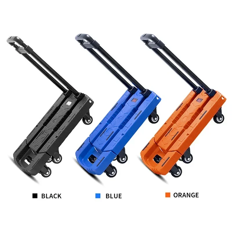 

Trolley Pulling Cargo Folding Portable Trolley Handling Hand-pulled Car Household Express Small Trailer Flat Car Folding Trolley