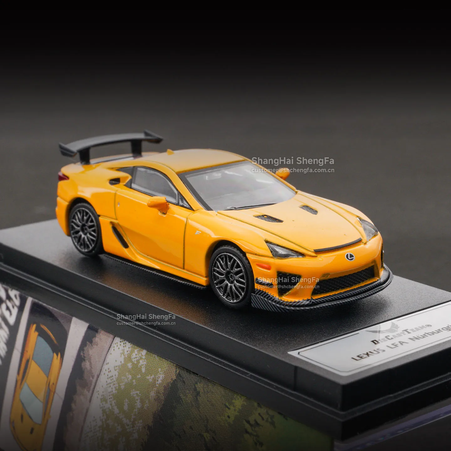 Dct 1:64 Lexus Lfa Nürburgring Edition Simulation Alloy Car Model