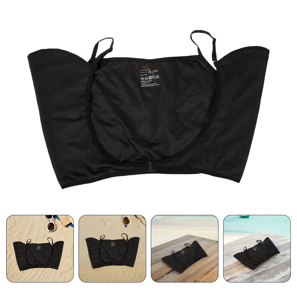 Camisetas interiores absorbentes del sudor para mujer: almohadillas para el sudor ligeras, transpirables, reutilizables, para las axilas y la espalda, lavables para la playa de verano, 2 uds.