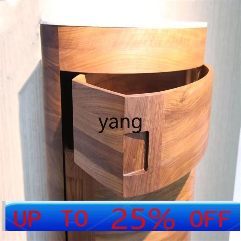 

LMMsolid wood bucket cabinet household living room wall storage simple corner cabinet storage cabinet