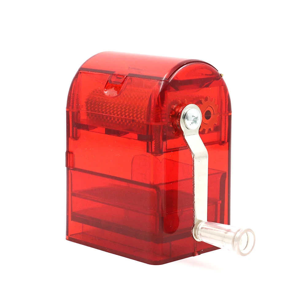 1Pcs Stylish and Convenient Hand Crank Crusher 105x62x76mm Tobacco Cutter Grinder Hand Muller Shredder Smoking Accessories