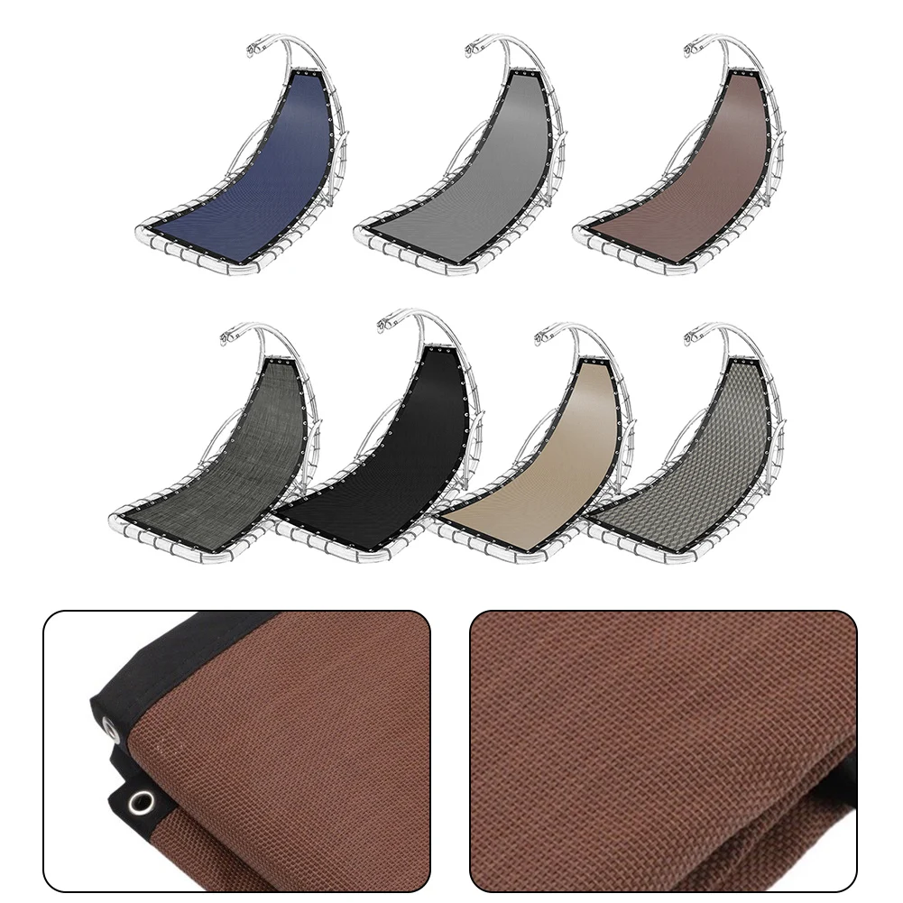Outdoor Hanging Curved Chaise Lounge Chair Swing Replacement Fabric Cloth 64x197x23CM Patio Hanging Lounge Chair Seat Cloth