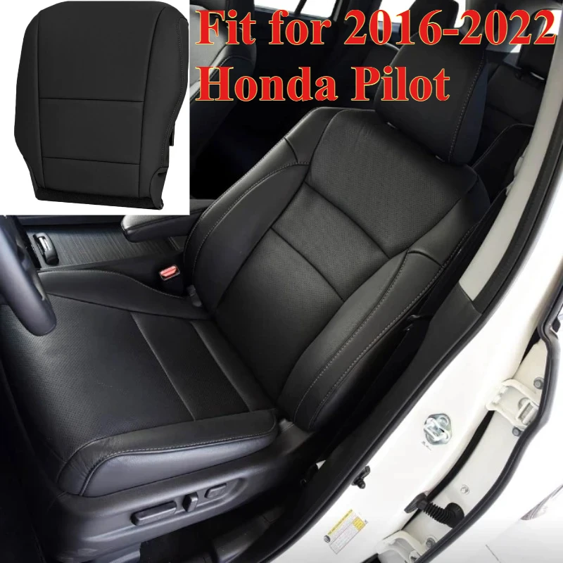 

NEW Car Front Driver Side PU Leather Seat Cushion Bottom Seat Cover Fit for 2016-2022 Honda Pilot，Car Interior Accessories