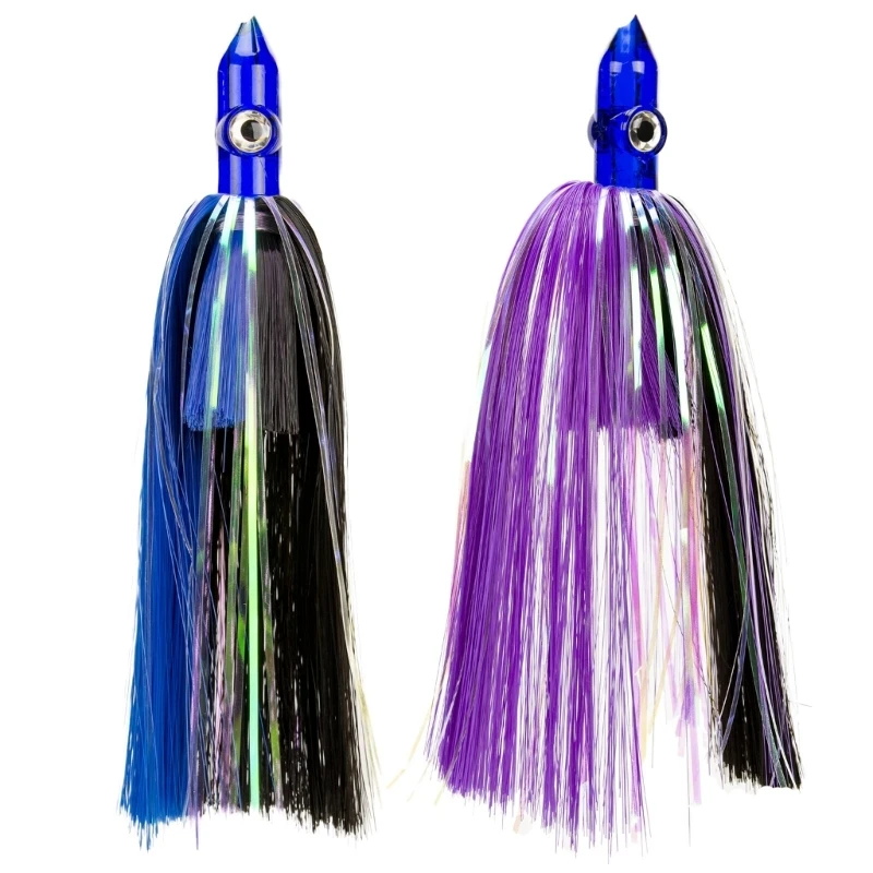 Simulation Acrylic Fishing Lures Squid Skirt Lures Trolling Baits Fishing Lures