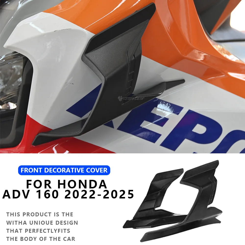 

Для Honda ADV160 2022-2024 крылышки боковые обтекатели мотоцикла аэродинамический плавник 3 м клей левое и правое крыло модифицированные аксессуары