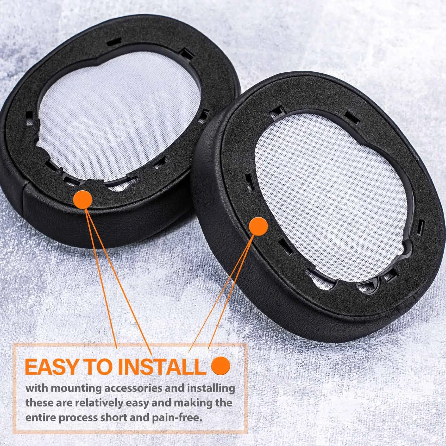 Cooling Gel Replacement Ear Cushions Ear Pads for JBL E65 E65BTNC / Duet NC / LIVE650 BTNC LIVE660 BTNC Headphone