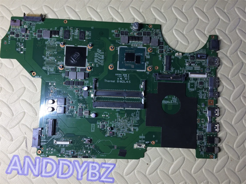 

MS-16J31 MS-17931 For MSI GP72 GP62 2QE-064XPL Laptop Motherboard I7-5700HQ CPU 940M TEST OK