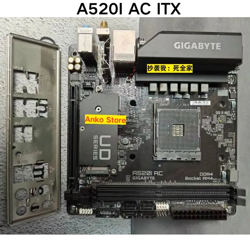

Second-hand test OK ，Motherboard A520I AC ITX motherboard