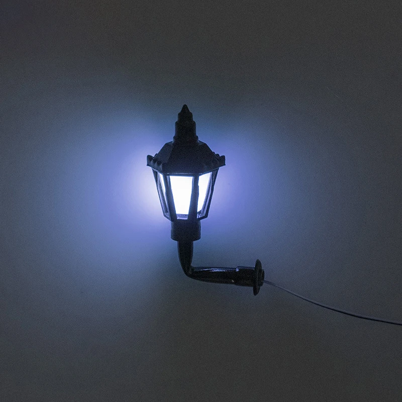 مصغرة الجدار مصباح/مصباح ليد نموذج أطقم لصنع بناء طاولة الرمل المشهد مواد الإضاءة الديوراما اكسسوارات 10 قطعة