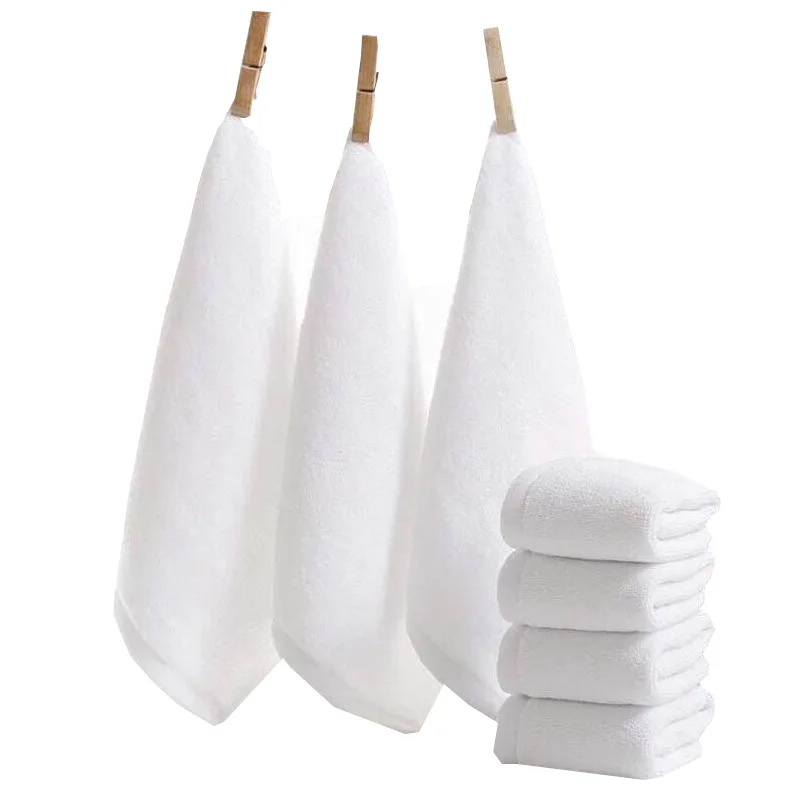 30x30cm Pure Cotton Face Towel: Soft Handkerchief for Kids, Restaurant Napkin & Multi-Purpose Rag