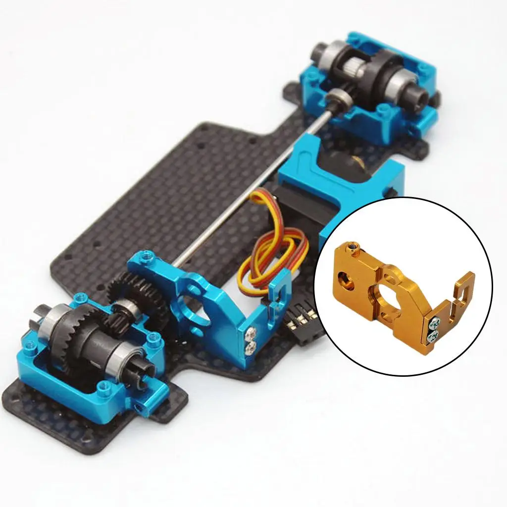 1/28 Scale RC Car Motor Mount Seat Replacement Part Anodized Aluminum for Wltoys K