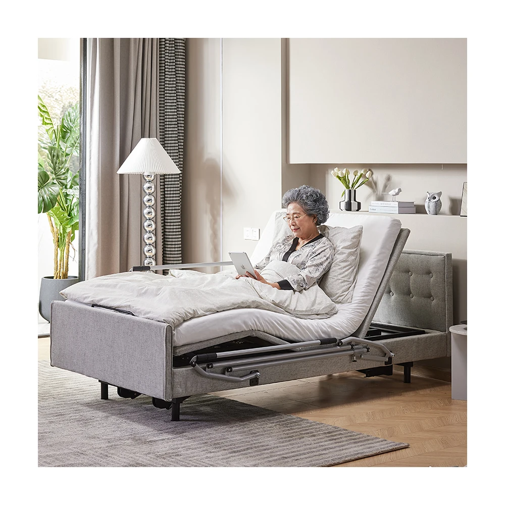 

Tecforcare Electric Adjustable Bed for Senior Home Care Bed for Elderly Care Product Electric Nursing Home Bed