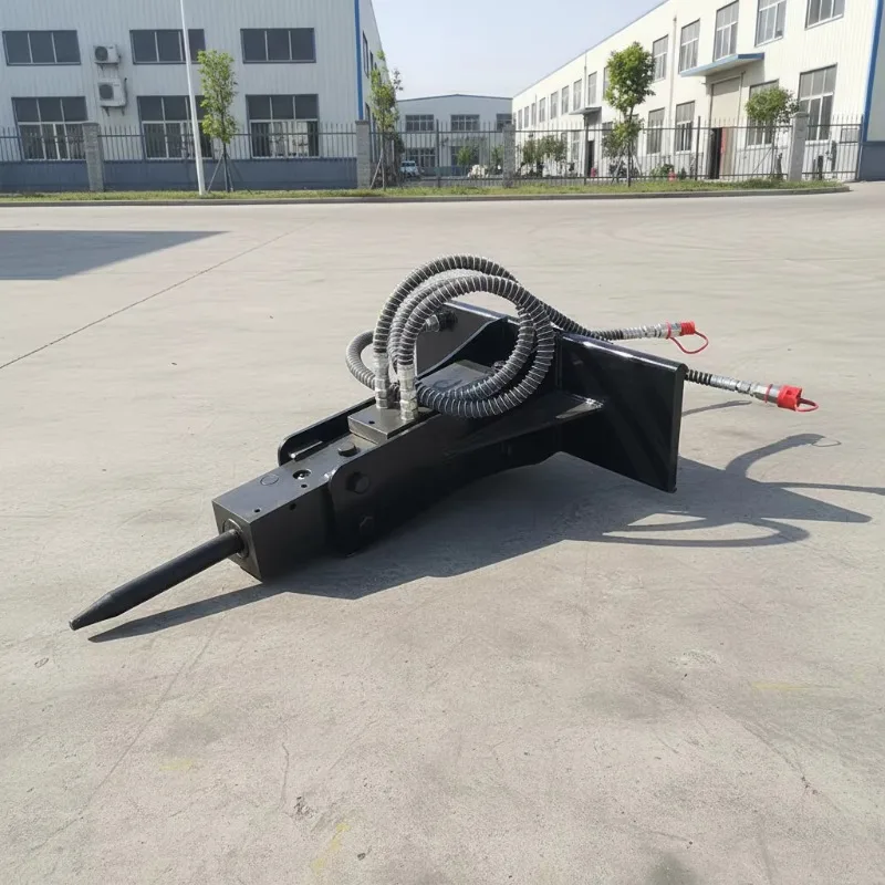 

【Best-selling】Hydraulic Breaker Impact Force 80-100 J Attachment Breaking Hammer Machine For Mini Skid Steer Loader Crushing Ham