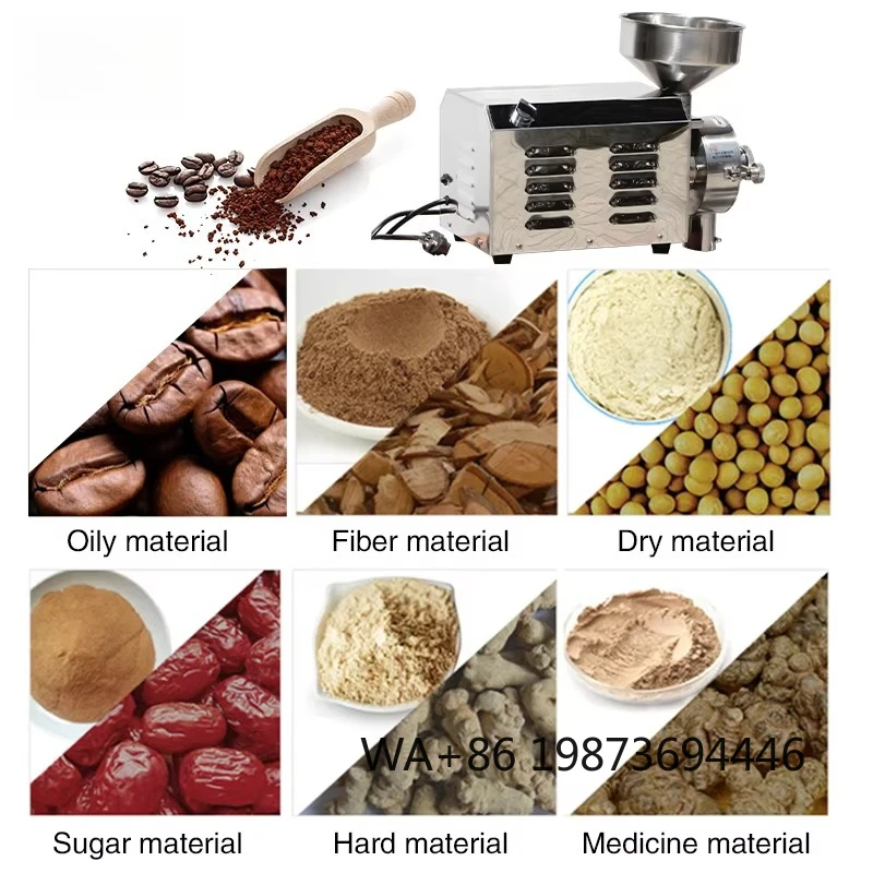 

Large Stainless Steel Electric Coffee Grinder, 220v Industrial Bean Grinder