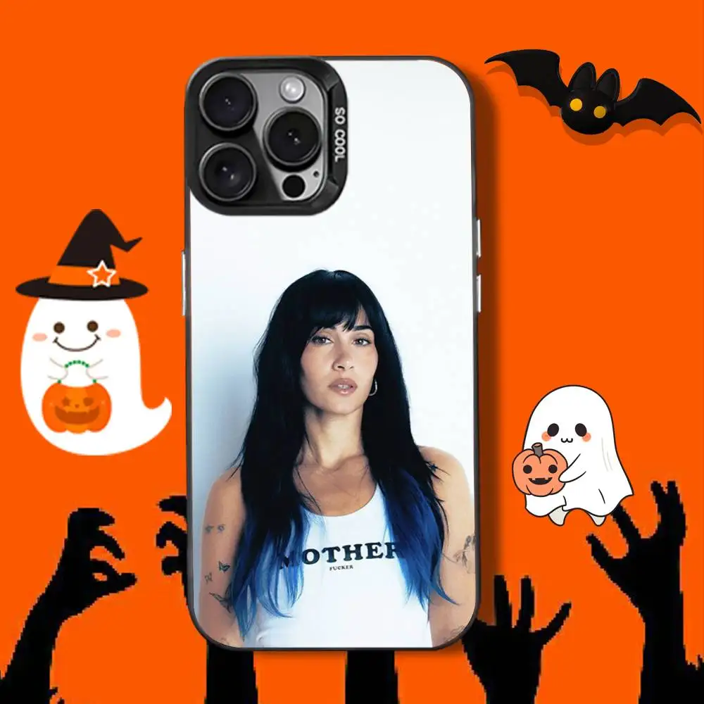 Etui na telefon C-CUARTO AZUL A-Aitana-es do iPhone'a 16, 12, 13, 17, 15, 1, 11, Mini, Pro, SE, XS, MAX, czarne matowe silikonowe etui