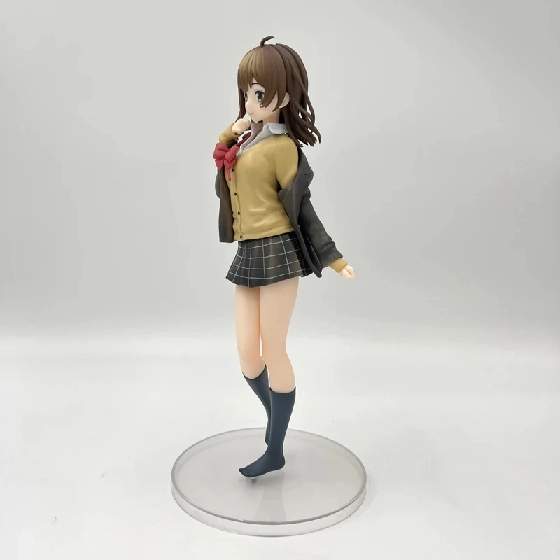 25CM Sayu Ogiwara Anime Figures Hige Wo Soru Soshite Joshikousei Wo Hirou Girl Action Figure Collection Model Birthday Toys Gift