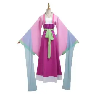 Nuevo disfraz de Maomao, peluca de Anime The Apothecary Diaries, vestido rosa, fiesta de Halloween para mujeres