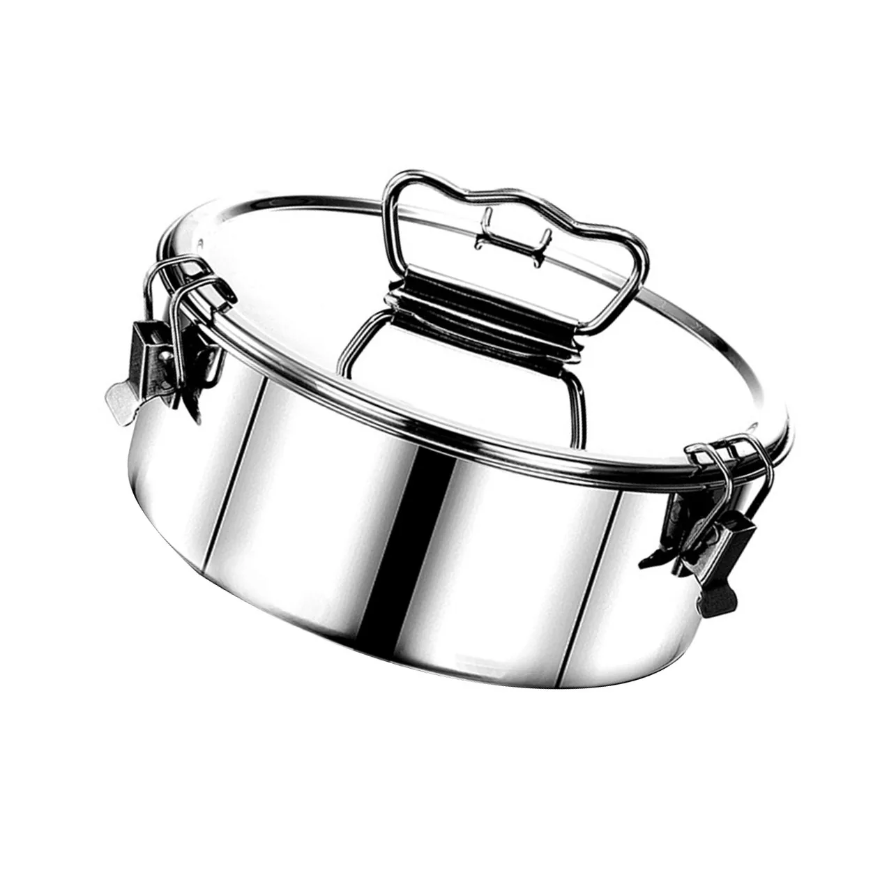 

304 Stainless Steel Steamer Steaming Lattice Mold Multifunctional Cooking Pot for Soup Vegetable Dumplings Space-Saving